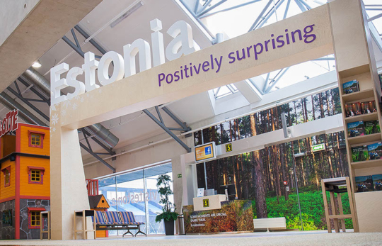Visit Estonia – Gate at Tallinn Airport